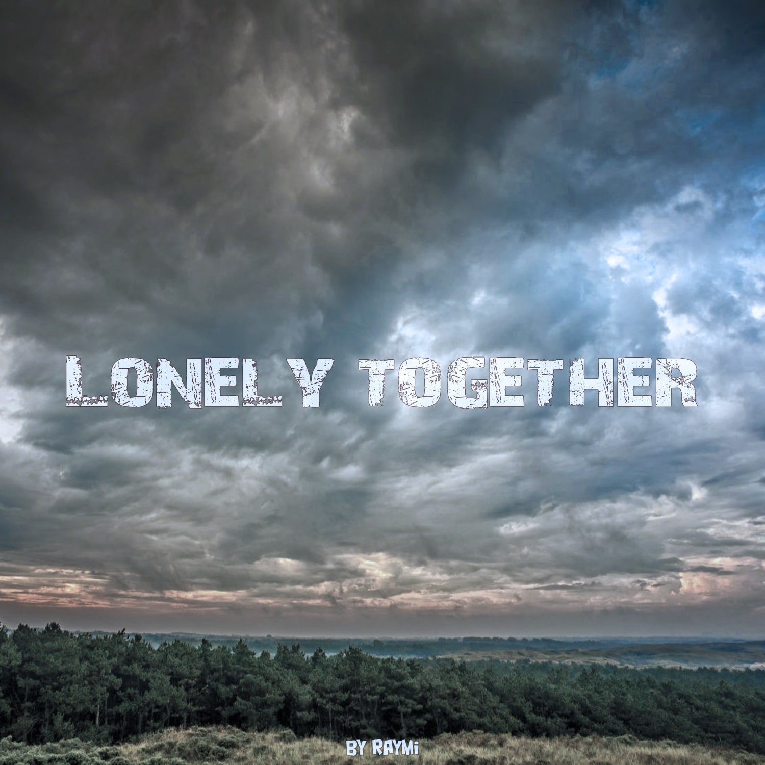 Будем вдвоем raymi remix. Lonely together Remixes обложка.